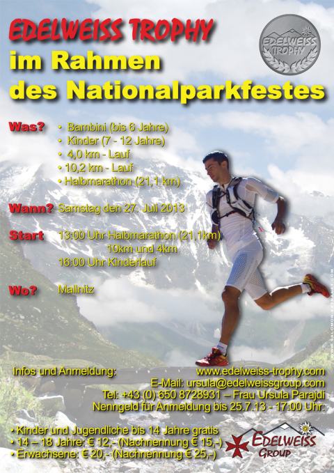 Plakat 3. Edelweiss Trophy 2013