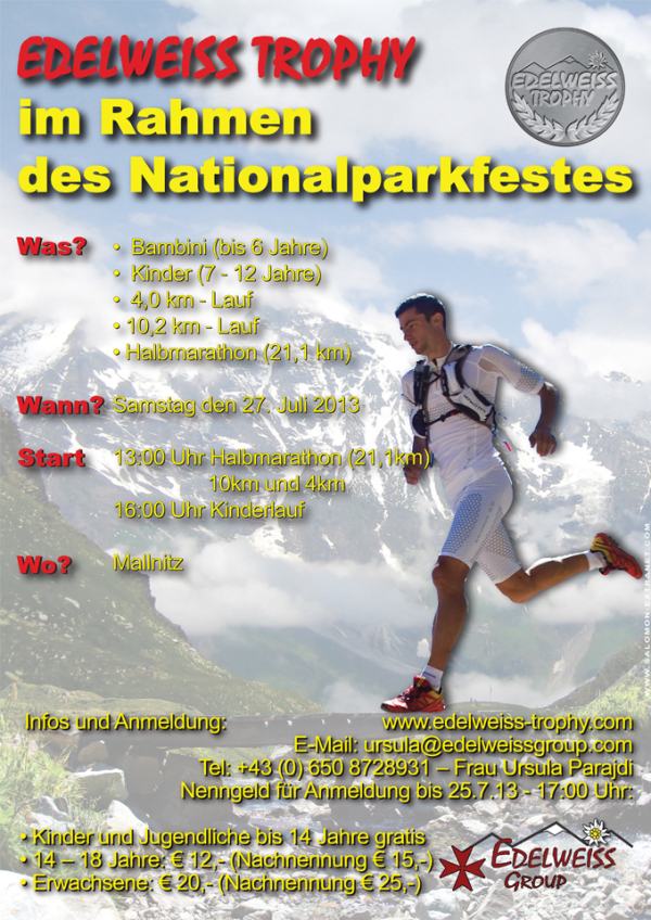 Plakat 3. Edelweiss Trophy 2013