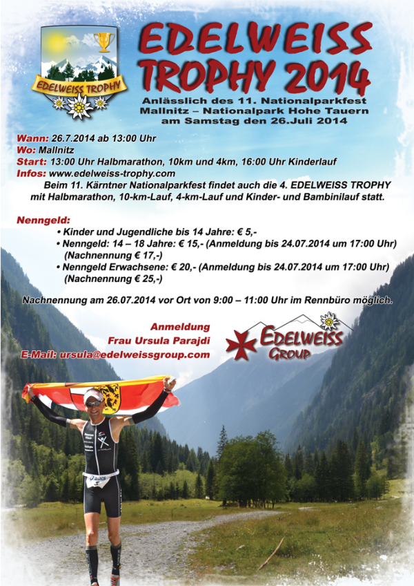 Plakat 4. Edelweiss Trophy 2014