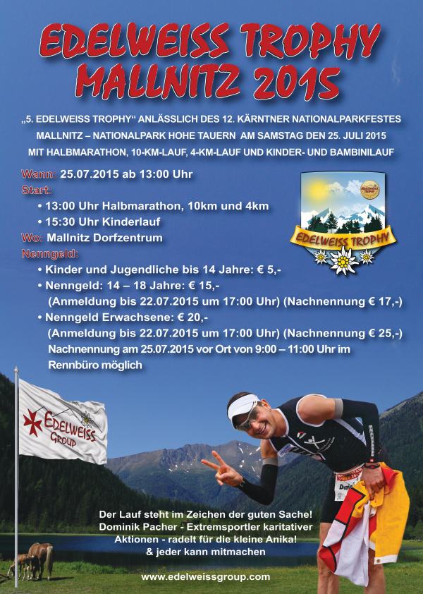 Plakat 5. Edelweiss Trophy 2015