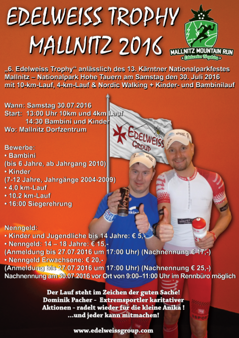 Plakat 6. Edelweiss Trophy 2016